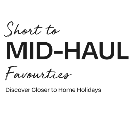 Short to Mid-Haul Favourites logo.