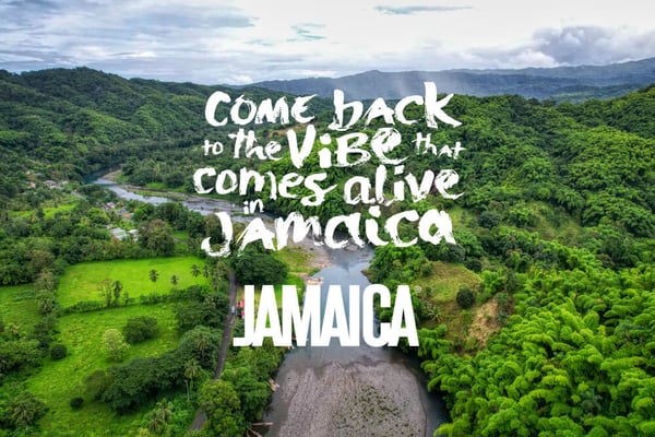 Jamaica tourist board lookup text and image